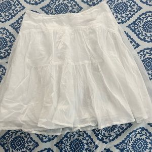 Preloved Jcrew white skirt
